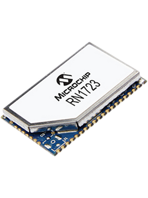 Microchip - RN1723-I/RM100 - WLAN module 802.11b/g, UART / SPI / TTL, RN1723-I/RM100, Microchip