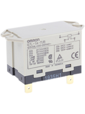 Omron Industrial Automation - G7L-1A-TUB 200/240AC - PCB power relay, 240 VAC, 2.5 W, G7L-1A-TUB 200/240AC, Omron Industrial Automation