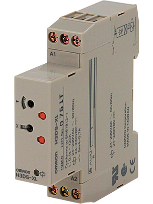 Omron Industrial Automation - H3DS-XL - Two-wired Time lag relay 0.7 A, H3DS-XL, Omron Industrial Automation