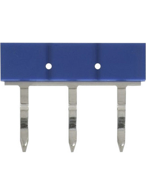 Omron Industrial Automation - PYDN-6.2-030S - Short bar;Short bar, blue, Pitch=6.2 mm, Poles=3, PYDN-6.2-030S, Omron Industrial Automation