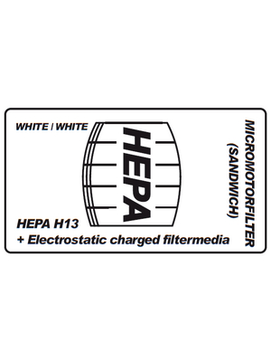 Muntz Technics - PH-726 - HEPA filter,  0.023 umm, PH-726, Muntz Technics