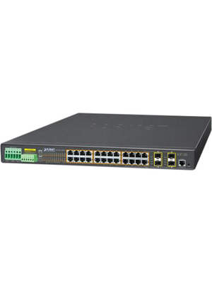 Planet - IGS-5225-24P4S - Industrial Ethernet Switch 4x 100/1000 SFP / 24x 10/100/1000 RJ45, IGS-5225-24P4S, Planet