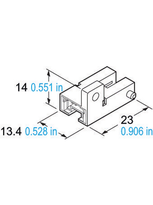 Panasonic - PM-R64 - U-shaped photoelectric sensor 0...5 mm, PM-R64, Panasonic