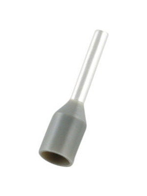Weidmller - H0.75/14D GREY BD - Bootlace ferrule grey 0.75 mm2/8 mm, H0.75/14D GREY BD, Weidmller