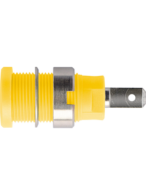 Schtzinger - SEB 6450 NI / GE - Safety Socket ? 4 mm yellow CAT III N/A, SEB 6450 NI / GE, Schtzinger