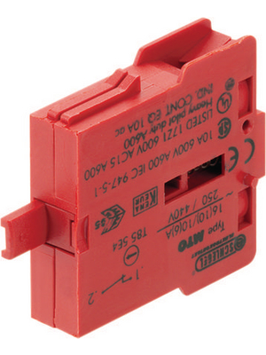 Schlegel Elektrokontakt - MTO - Modular contact block red 1 break contact (NC), MTO, Schlegel Elektrokontakt
