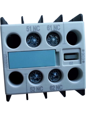 Siemens - 3RH19111FA02 - Auxilary Switch Block 2 break contacts (NC) 250 V, 3RH19111FA02, Siemens