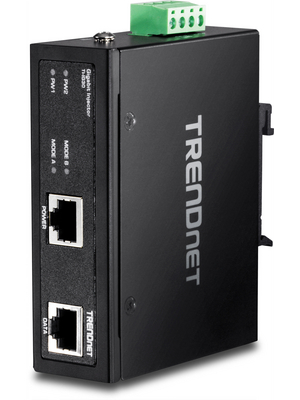 Trendnet - TI-IG30 - PoE Gigabit Injector, PoE / RJ-45 10/100/1000 Mbps-RJ-45 10/100/1000 Mbps, TI-IG30, Trendnet