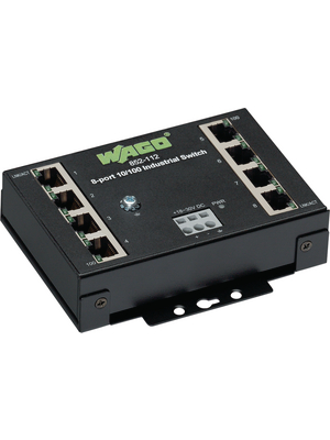 Wago - 852-112 - Industrial Ethernet Switch 8x 10/100 RJ45, 852-112, Wago