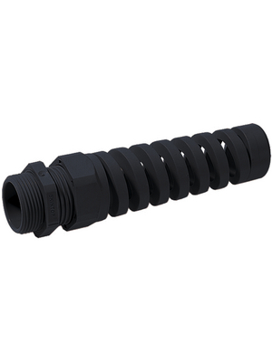 Lapp - SKINTOP BS-M 12X1,5 RAL 9005 BK - Cable gland with bend protection SKINTOP M12 x 1.5 3.5...7 mm x 8 mm Polyamide black IP 68 - 53111700, SKINTOP BS-M 12X1,5 RAL 9005 BK, Lapp