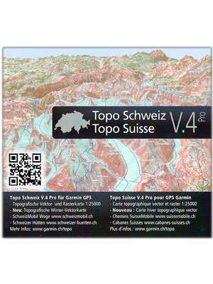 Garmin - PN0310V4 - Topo Schweiz V4 Pro Micro/SD, PN0310V4, Garmin