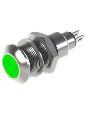 Marl - 538-532-63 - LED Indicator green 12...28 VAC/DC Soldering lugs, 538-532-63, Marl