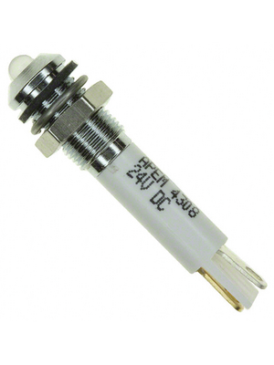 Apem - Q6P1CXXW24E - LED Indicator white 24 VDC, Q6P1CXXW24E, Apem