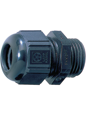 Lapp - SKINTOP ST-M 12X1,5 RAL 9005 BK - Cable gland M12 x 1.5 3.5...7 mm x 8 mm Polyamide black IP 68/69 K - 53111200, SKINTOP ST-M 12X1,5 RAL 9005 BK, Lapp