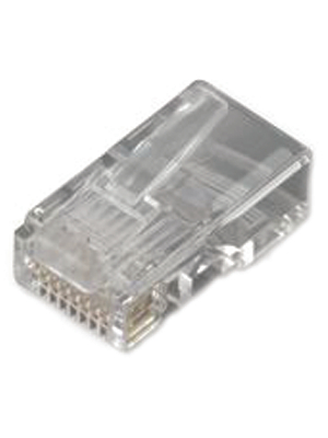 MH Connectors - MHRJ458P8CR - Modular plug 8, MHRJ458P8CR, MH Connectors