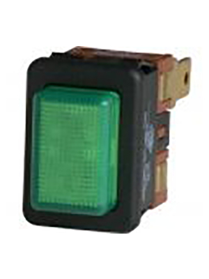 Inter Baer - 3635-250.22 - Push-button Switch green, 3635-250.22, inter B?R