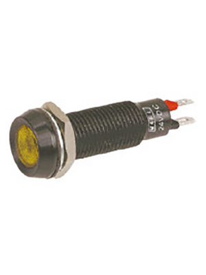 Marl - 677-521-21 - LED Indicator, yellow, 440 mcd, 12 VDC, 677-521-21, Marl