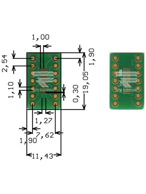 Roth Elektronik - RE937-02 - Prototyping board FR4 Epoxide + chem. Au, RE937-02, Roth Elektronik