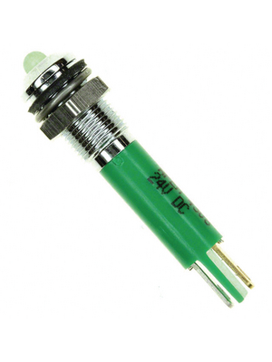 Apem - Q6P1CXXG24E - LED Indicator green 24 VDC, Q6P1CXXG24E, Apem