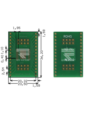 Roth Elektronik - RE938-06 - Prototyping board FR4 Epoxide + chem. Au, RE938-06, Roth Elektronik