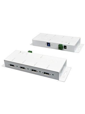 Exsys - EX-1183HMVS-W - Industrial Hub USB 3.0 4x white, EX-1183HMVS-W, Exsys