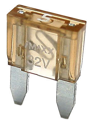 iMaXX - F7005 - Fuse miniOTO 5 A 32 VDC beige, F7005, iMaXX