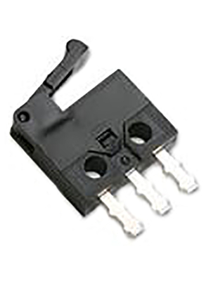Omron Electronic Components - D2MQ-4L-1 - Micro switch 0.5 A Flat lever N/A 1 change-over (CO), D2MQ-4L-1, Omron Electronic Components