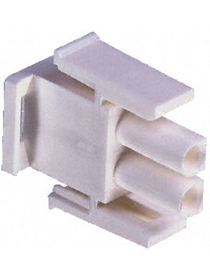 TE Connectivity - 350777-4 - Plug housing Pitch6.35 mm Poles 1 x 2 accepts male or female contacts / Single row MATE-N-LOK Universal, 350777-4, TE Connectivity