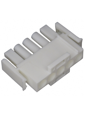 TE Connectivity - 350809-1 - Plug housing Pitch6.35 mm Poles 1 x 5 accepts male or female contacts / Single row MATE-N-LOK Universal, 350809-1, TE Connectivity