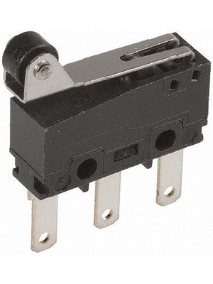 Panasonic - AV32543AT - Micro switch 3 AAC Roller lever N/A 1 change-over (CO), AV32543AT, Panasonic