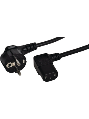 Maxxtro - PB-410-08-S - Mains Cable Type F (CEE 7/4) IEC-320-C13 2.50 m, PB-410-08-S, Maxxtro