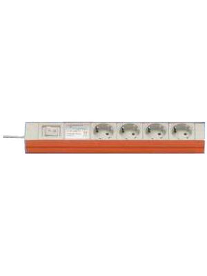 Knrr - 03.300.004.6 - Multiple socket outlet , 4xProtective Contact, 2.5 m, Protective contact / F (CEE 7/4), 03.300.004.6, Knrr