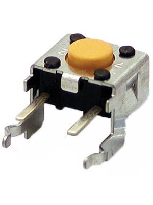 Omron Electronic Components - B3F-3102 - PCB Switch 24 VDC 50 mA Through Hole THT yellow, B3F-3102, Omron Electronic Components