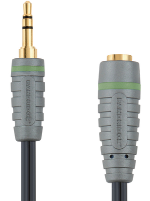 Bandridge - BAL3601 - Headphone extension cable 1.00 m black, BAL3601, Bandridge