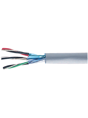 Ceam - Y08723. - Control cable 2 x 2 x 0.35 mm2 unshielded grey, Y08723., Ceam