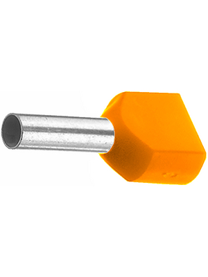 Weidmller - H0,5/14 ZH OR SV - 9004440000 - Twin Entry Ferrule orange 0.5 mm2/8 mm, H0,5/14 ZH OR SV - 9004440000, Weidmller