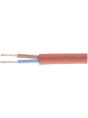 ICC Italian Cable Company - SIHF 2X0,75 BRUN B100M - Silicon cabl.brown.2x0,75mm2   2 x0.75 mm2 unshielded Silicone brown, SIHF 2X0,75 BRUN B100M, ICC Italian Cable Company