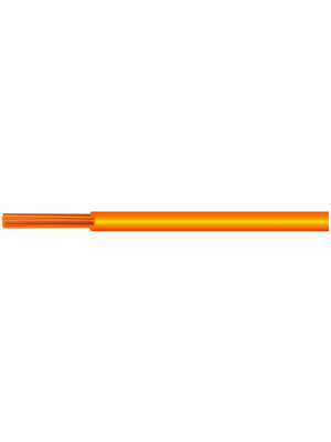 Concordia Cables - 7/0,2MM TYPE2 ORANGE 100M - Stranded wire, 0.22 mm2, orange Stranded tin-plated copper wire PVC, 7/0,2MM TYPE2 ORANGE 100M, Concordia Cables