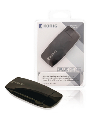 Koenig - CSU3TCR100BL - SD Card Reader, CSU3TCR100BL, K?nig