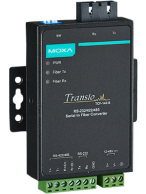 Moxa - TCF-142-M-SC - Converter RS232 / RS422 / RS485-Fiber MultiMode, TCF-142-M-SC, Moxa