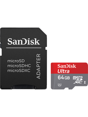 SanDisk - SDSQUNC-064G-GN6IA - Ultra microSDXC Android 64 GB 10 / U1, SDSQUNC-064G-GN6IA, SanDisk