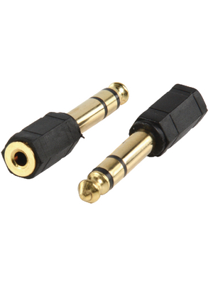 Valueline - AC-007GOLD - Adapter 6.3/6.35 mm, AC-007GOLD, Valueline