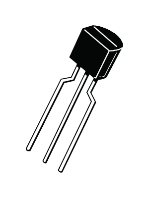 ON Semiconductor - BC547BZL1G - Transistor TO-92 BL NPN 45 V 100 mA, BC547BZL1G, ON Semiconductor