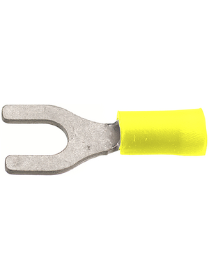 K.S.Terminals - DSNY3-0.5 - Fork-type cable lug yellow 3.2 mm N/A, DSNY3-0.5, K.S.Terminals