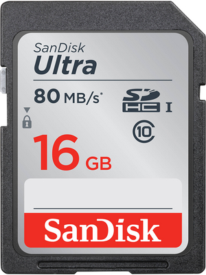 SanDisk - SDSDUNC-016G-GN6IN - Ultra SDHC card 16 GB, SDSDUNC-016G-GN6IN, SanDisk