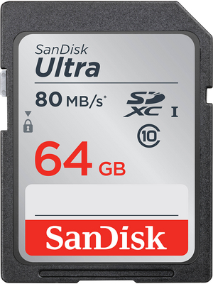 SanDisk - SDSDUNC-064G-GN6IN - Ultra SDXC card 64 GB, SDSDUNC-064G-GN6IN, SanDisk