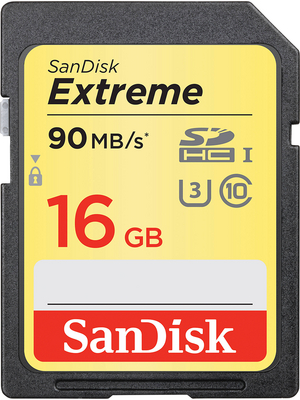 SanDisk - SDSDXNE-016G-GNCIN - Extreme SDHC 16 GB, SDSDXNE-016G-GNCIN, SanDisk