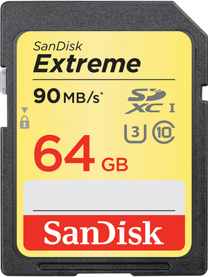 SanDisk - SDSDXNE-064G-GNCIN - Extreme SDXC 64 GB, SDSDXNE-064G-GNCIN, SanDisk