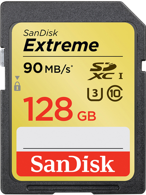 SanDisk - SDSDXNF-128G-GNCIN - Extreme SDXC 128 GB, SDSDXNF-128G-GNCIN, SanDisk
