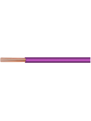 Kabeltronik - LIYV 0,25 MM2 VIOLET - Flex, 0.25 mm2, violet Stranded tin-plated copper wire PVC, LIYV 0,25 MM2 VIOLET, Kabeltronik
